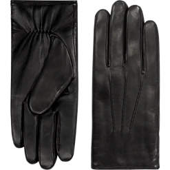Fratelli Orsini Aldo (black) - Lambskin Leather Gloves With Lambswool Lining & Touchscreen