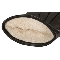 Fratelli Orsini Aldo (black) - Lambskin Leather Gloves With Lambswool Lining & Touchscreen
