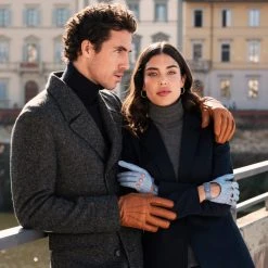 Fratelli Orsini Women's Gloves Alessa (sky) - Lambskin Leather Driving Gloves