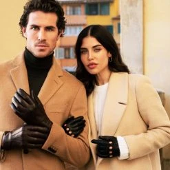 Fratelli Orsini Alessa (black) - Lambskin Leather Driving Gloves Women's Gloves