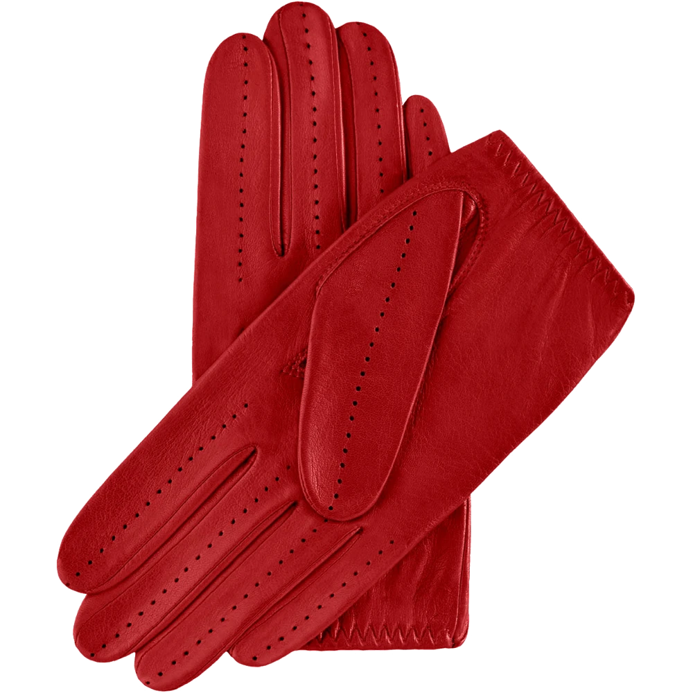 Fratelli Orsini Alessa (red) - Lambskin Leather Driving Gloves Fratelli Orsini Alessa (red) - Lambskin Leather Driving Gloves