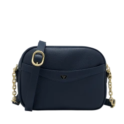 Fratelli Orsini Leather Bags Alessandra - Calf Leather Women’s Bag With Cross-body Strap In Metal And Leather Chain