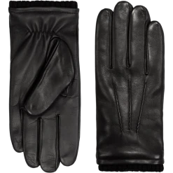 Fratelli Orsini Men's Gloves Alessandro (black) - Lambskin Leather Gloves With Cashmere Lining & Touchscreen