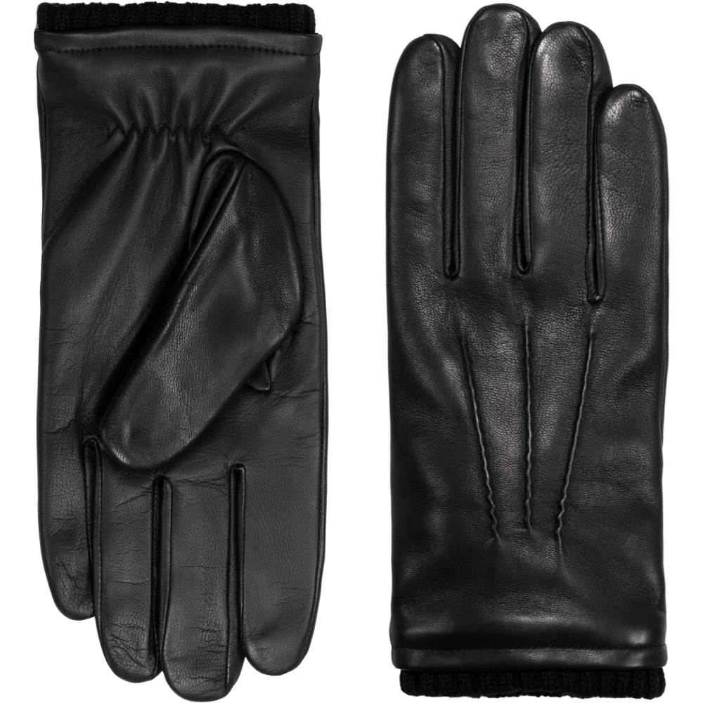 Fratelli Orsini Men's Gloves Alessandro (black) - Lambskin Leather Gloves With Cashmere Lining & Touchscreen 1 Fratelli Orsini Men's Gloves Alessandro (black) - Lambskin Leather Gloves With Cashmere Lining & Touchscreen
