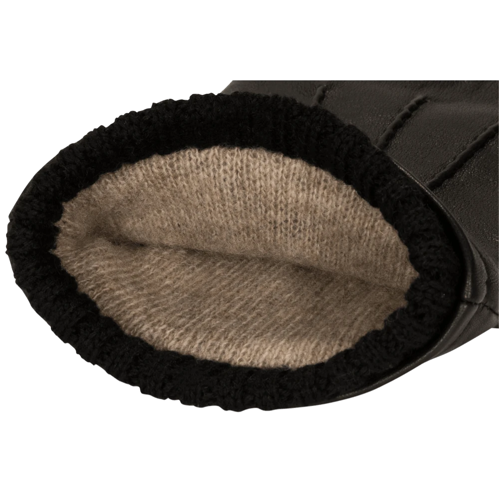 Fratelli Orsini Men's Gloves Alessandro (black) - Lambskin Leather Gloves With Cashmere Lining & Touchscreen 2 Fratelli Orsini Men's Gloves Alessandro (black) - Lambskin Leather Gloves With Cashmere Lining & Touchscreen