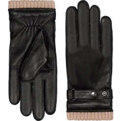 Fratelli Orsini Alonzo (black) - Lambskin Leather Gloves With Cashmere Lining & Touchscreen