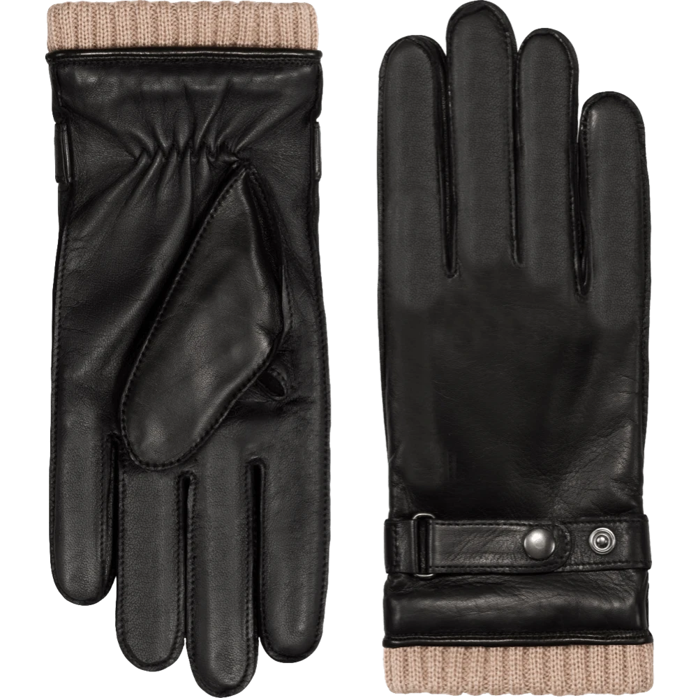 Fratelli Orsini Alonzo (black) - Lambskin Leather Gloves With Cashmere Lining & Touchscreen 1 Fratelli Orsini Alonzo (black) - Lambskin Leather Gloves With Cashmere Lining & Touchscreen