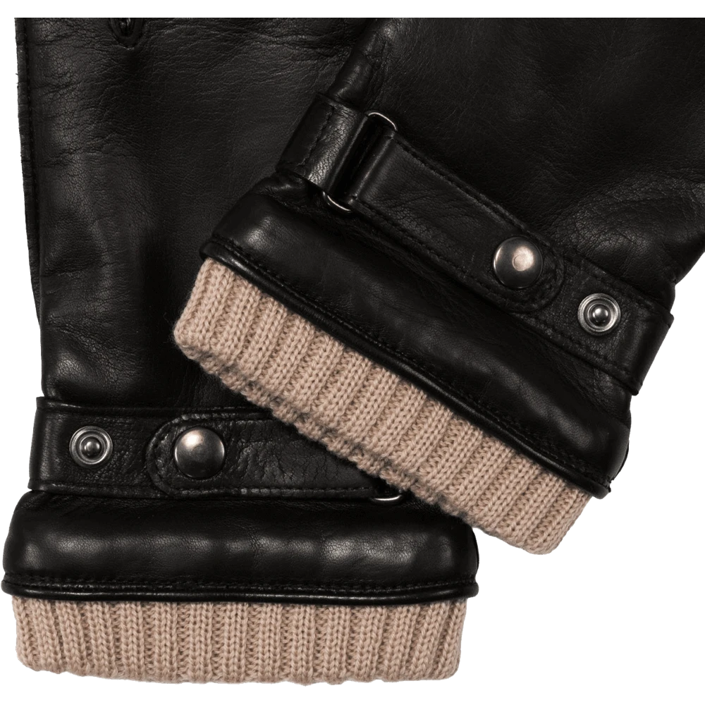 Fratelli Orsini Alonzo (black) - Lambskin Leather Gloves With Cashmere Lining & Touchscreen 4 Fratelli Orsini Alonzo (black) - Lambskin Leather Gloves With Cashmere Lining & Touchscreen