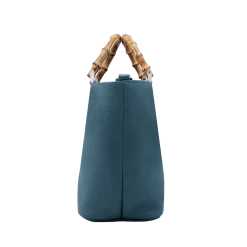 Fratelli Orsini Fiammetta - Calf Leather Women’s Handbag With Bamboo Handles