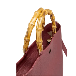 Fratelli Orsini Leather Bags Fiorenza - Calf Leather Women’s Handbag With Bamboo Handles 7 Fratelli Orsini Leather Bags Fiorenza - Calf Leather Women’s Handbag With Bamboo Handles