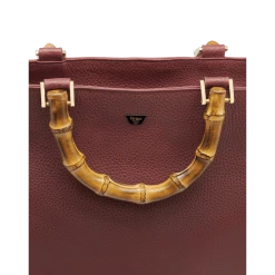 Fratelli Orsini Leather Bags Fiorenza - Calf Leather Women’s Handbag With Bamboo Handles 8 Fratelli Orsini Leather Bags Fiorenza - Calf Leather Women’s Handbag With Bamboo Handles