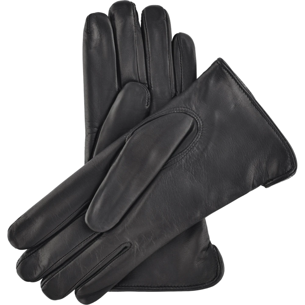 Fratelli Orsini Francesca (black) - Lambskin Leather Gloves With Brown Fur Lining Women's Gloves Fratelli Orsini Francesca (black) - Lambskin Leather Gloves With Brown Fur Lining Women's Gloves