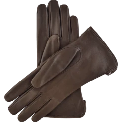 Fratelli Orsini Women's Gloves Francesca (brown) - Lambskin Leather Gloves With Brown Fur Lining 3 Fratelli Orsini Women's Gloves Francesca (brown) - Lambskin Leather Gloves With Brown Fur Lining