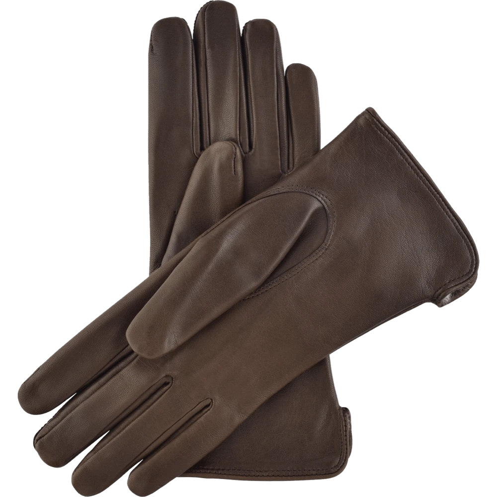Fratelli Orsini Women's Gloves Francesca (brown) - Lambskin Leather Gloves With Brown Fur Lining Fratelli Orsini Women's Gloves Francesca (brown) - Lambskin Leather Gloves With Brown Fur Lining
