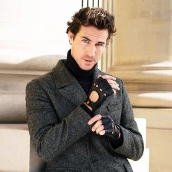 Fratelli Orsini Vincenzo (black) - American Deerskin Leather Driving Gloves