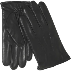 Fratelli Orsini Giovanni (black) - Lambskin Leather Gloves With Cashmere Lining & Touchscreen Men's Gloves