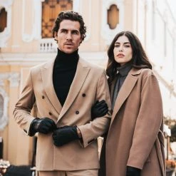 Fratelli Orsini Giovanni (black) - Lambskin Leather Gloves With Cashmere Lining & Touchscreen Men's Gloves 20 Fratelli Orsini Giovanni (black) - Lambskin Leather Gloves With Cashmere Lining & Touchscreen Men's Gloves