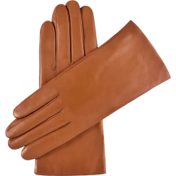 Fratelli Orsini Isabella (cognac) - Lambskin Leather Gloves With Cashmere Lining Women's Gloves