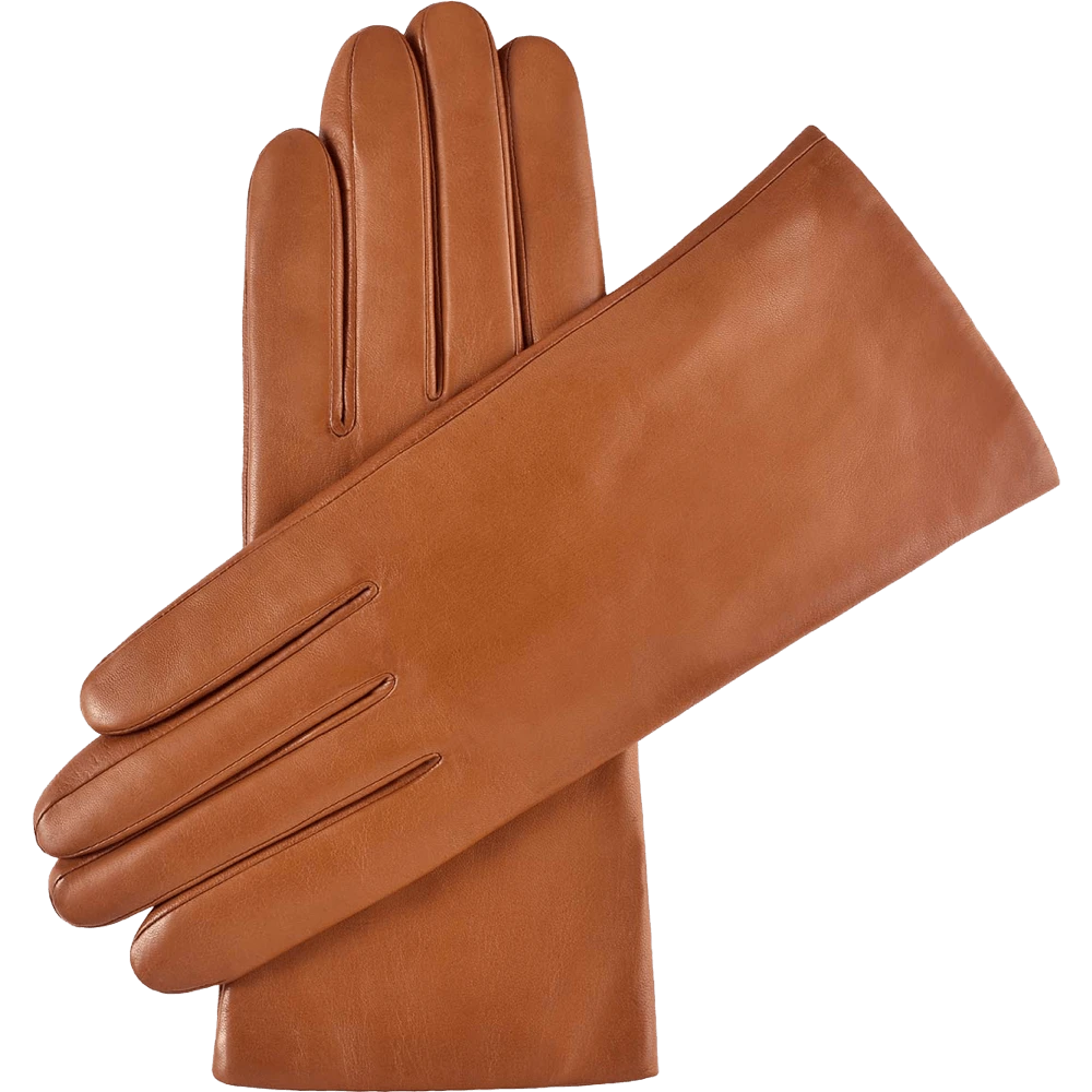 Fratelli Orsini Isabella (cognac) - Lambskin Leather Gloves With Cashmere Lining & Touchscreen 1 Fratelli Orsini Isabella (cognac) - Lambskin Leather Gloves With Cashmere Lining & Touchscreen
