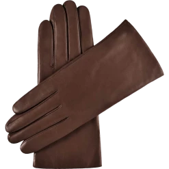 Fratelli Orsini Isabella (brown) - Lambskin Leather Gloves With Cashmere Lining Women's Gloves