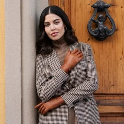 Fratelli Orsini Isabella (cognac) - Lambskin Leather Gloves With Cashmere Lining & Touchscreen 19 Fratelli Orsini Isabella (cognac) - Lambskin Leather Gloves With Cashmere Lining & Touchscreen