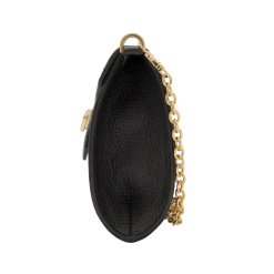 Fratelli Orsini Leather Bags Lalla - Calf Leather Women’s Clutch With Detachable Metal Chain Shoulder Strap