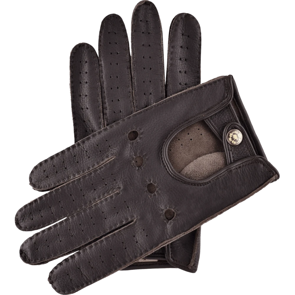 Fratelli Orsini Men's Gloves Leonardo (dark Brown) - American Deerskin Leather Driving Gloves Fratelli Orsini Men's Gloves Leonardo (dark Brown) - American Deerskin Leather Driving Gloves