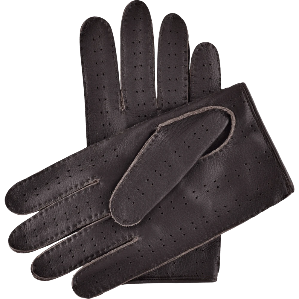Fratelli Orsini Men's Gloves Leonardo (dark Brown) - American Deerskin Leather Driving Gloves Fratelli Orsini Men's Gloves Leonardo (dark Brown) - American Deerskin Leather Driving Gloves