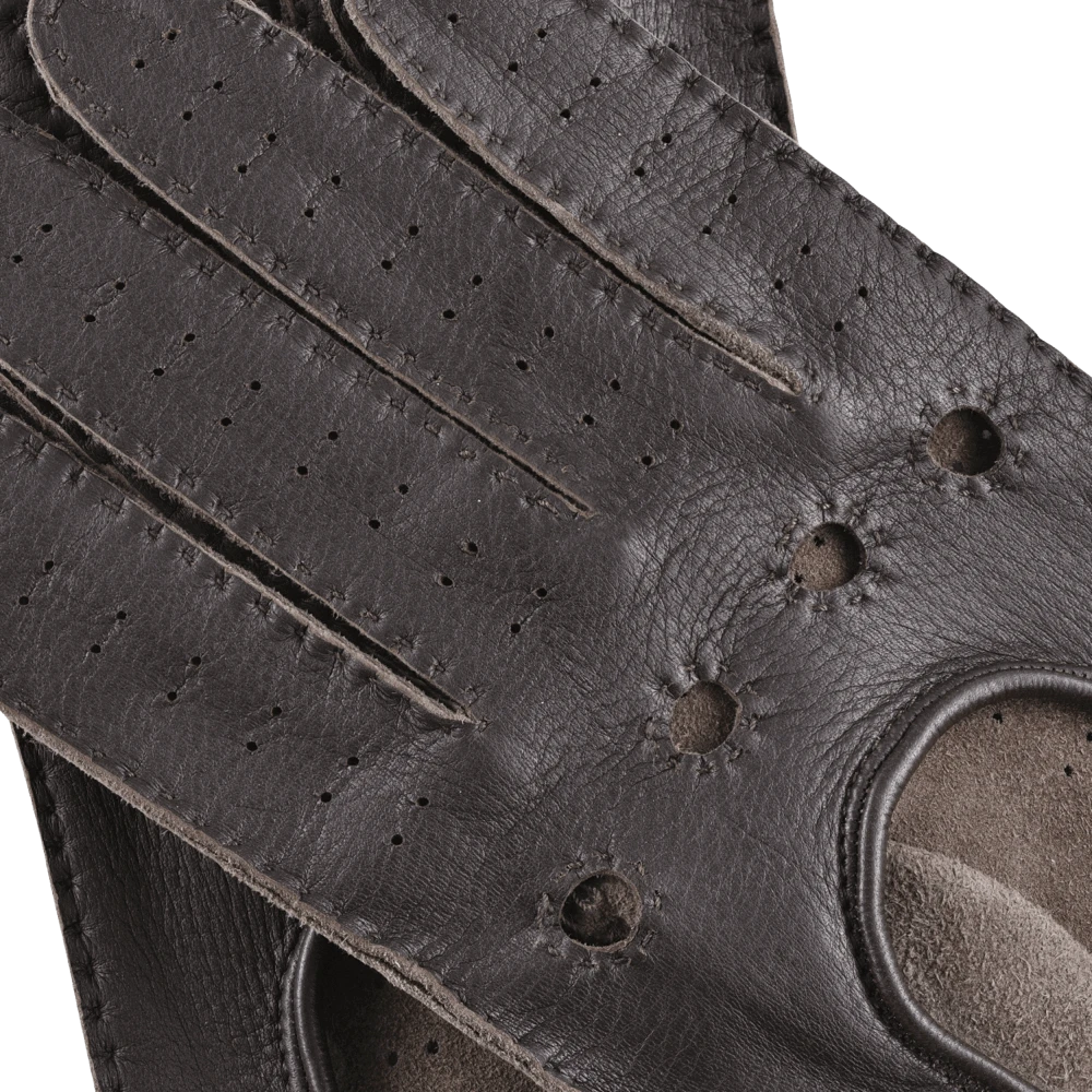 Fratelli Orsini Men's Gloves Leonardo (dark Brown) - American Deerskin Leather Driving Gloves Fratelli Orsini Men's Gloves Leonardo (dark Brown) - American Deerskin Leather Driving Gloves