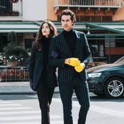 Fratelli Orsini Leonardo (yellow) - American Deerskin Leather Driving Gloves Men's Gloves