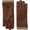 Fratelli Orsini Lorenzo (brown) - American Deerskin Leather Gloves With Cashmere Lining