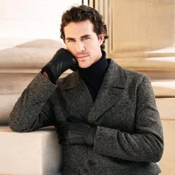 Fratelli Orsini Men's Gloves Lorenzo (black) - American Deerskin Leather Gloves With Cashmere Lining 20 Fratelli Orsini Men's Gloves Lorenzo (black) - American Deerskin Leather Gloves With Cashmere Lining