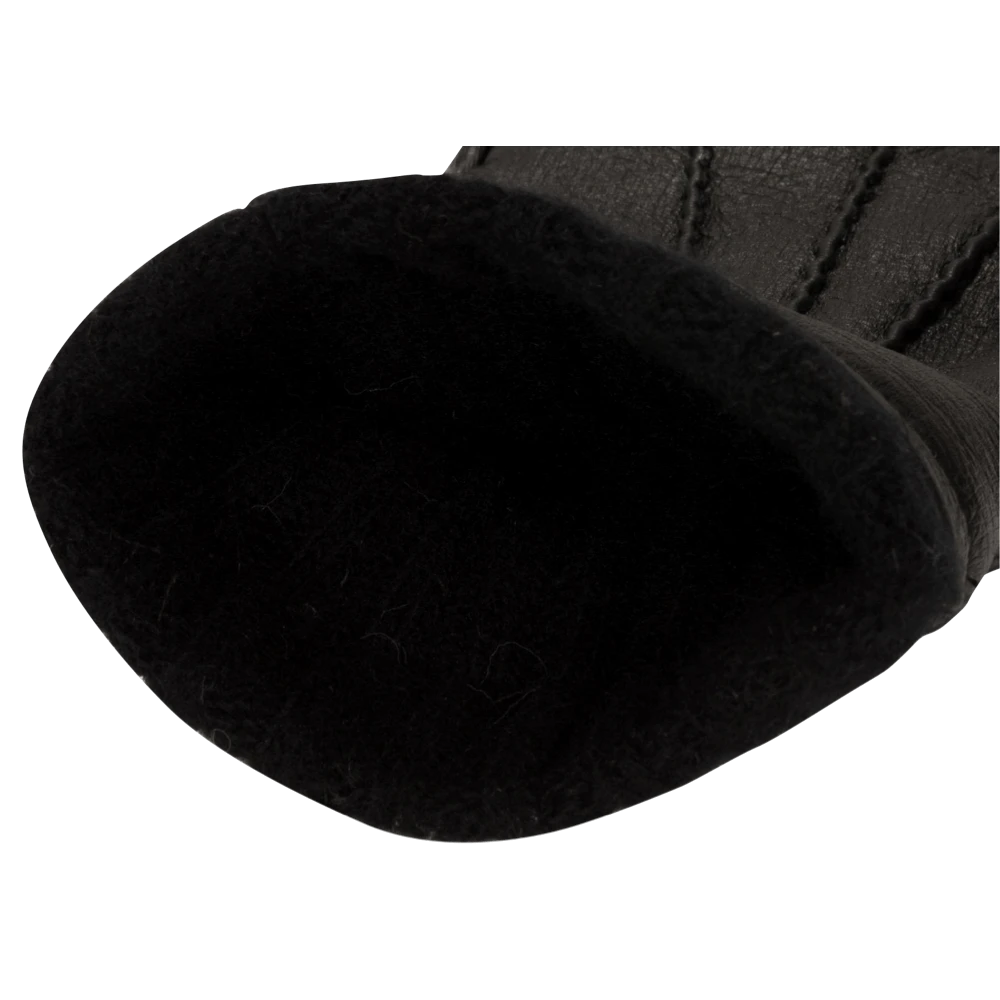 Fratelli Orsini Men's Gloves Lorenzo (black) - American Deerskin Leather Gloves With Cashmere Lining 2 Fratelli Orsini Men's Gloves Lorenzo (black) - American Deerskin Leather Gloves With Cashmere Lining