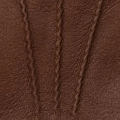 Fratelli Orsini Lorenzo (brown) - American Deerskin Leather Gloves With Cashmere Lining