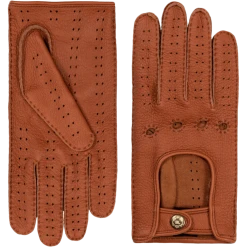Fratelli Orsini Maria (brown) - American Deerskin Leather Driving Gloves Women's Gloves