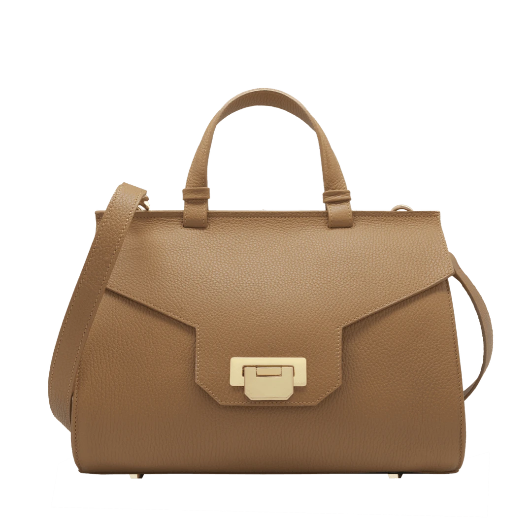 Fratelli Orsini Mariella - Calf Leather Women’s Handbag With A Detachable Cross Body Shoulder Strap Fratelli Orsini Mariella - Calf Leather Women’s Handbag With A Detachable Cross Body Shoulder Strap