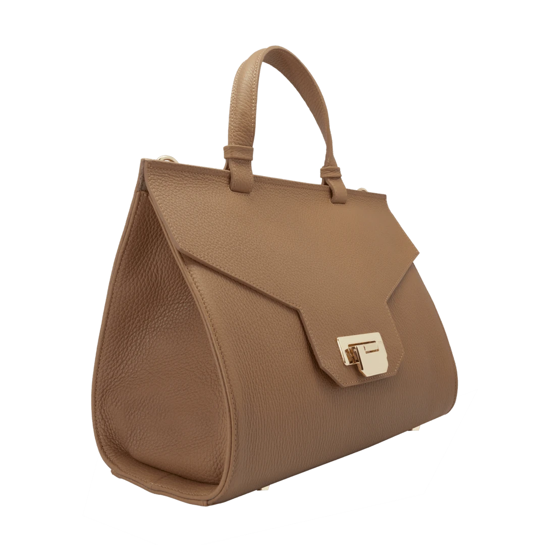 Fratelli Orsini Mariella - Calf Leather Women’s Handbag With A Detachable Cross Body Shoulder Strap Fratelli Orsini Mariella - Calf Leather Women’s Handbag With A Detachable Cross Body Shoulder Strap