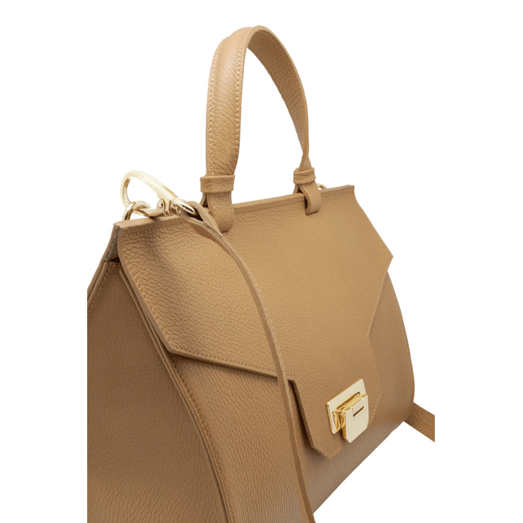 Fratelli Orsini Mariella - Calf Leather Women’s Handbag With A Detachable Cross Body Shoulder Strap Fratelli Orsini Mariella - Calf Leather Women’s Handbag With A Detachable Cross Body Shoulder Strap