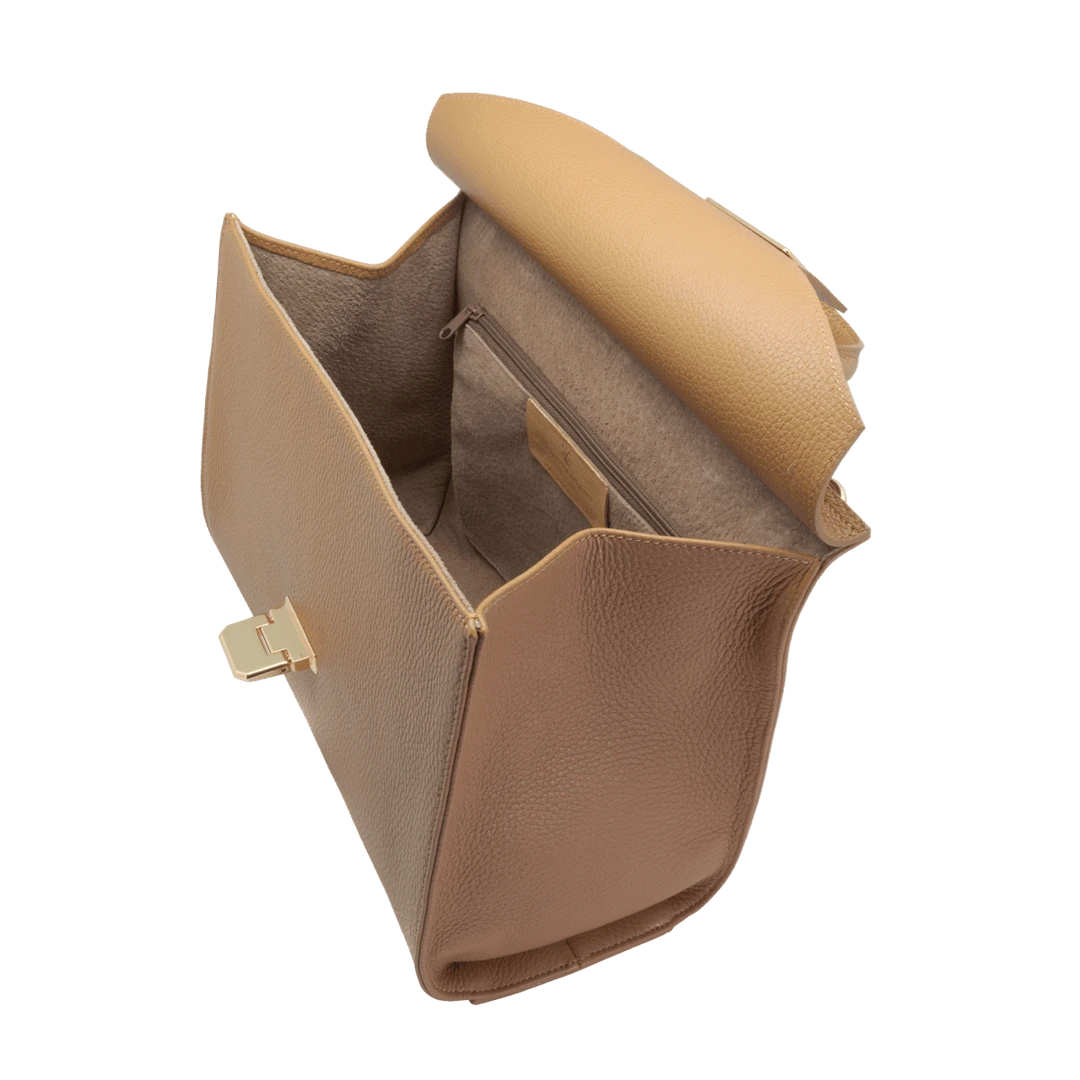 Fratelli Orsini Mariella - Calf Leather Women’s Handbag With A Detachable Cross Body Shoulder Strap Fratelli Orsini Mariella - Calf Leather Women’s Handbag With A Detachable Cross Body Shoulder Strap