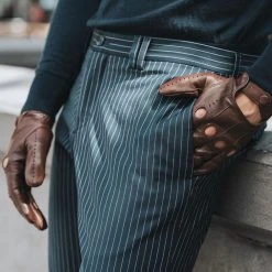 Fratelli Orsini Mario (brown) - Lambskin Leather Driving Gloves & Touchscreen