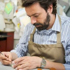 Fratelli Orsini Leather Bags Lalla - Calf Leather Women’s Clutch With Detachable Metal Chain Shoulder Strap