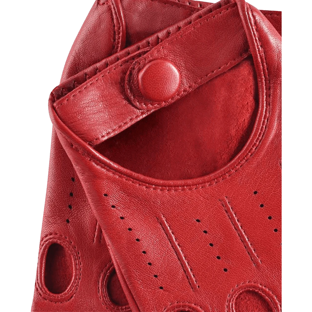 Fratelli Orsini Rossana (red) - Lambskin Leather Driving Gloves Fratelli Orsini Rossana (red) - Lambskin Leather Driving Gloves