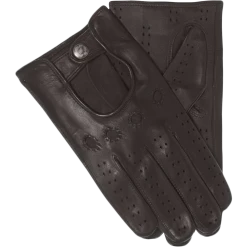 Fratelli Orsini Umberto (brown) - Lambskin Leather Driving Gloves & Touchscreen Men's Gloves