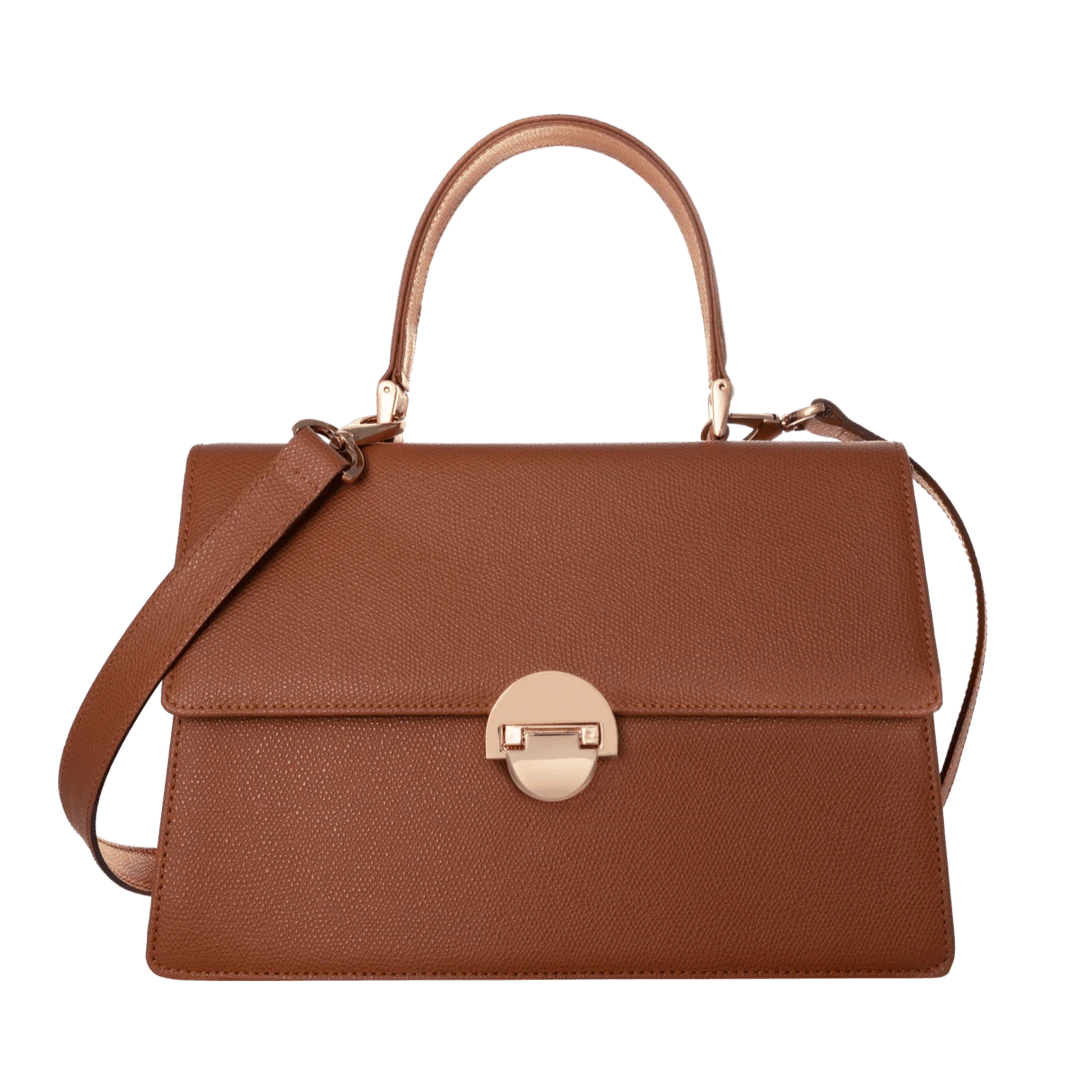 Fratelli Orsini Xenia - Calf Leather Women’s Handbag With A Detachable Cross Body Shoulder Strap Fratelli Orsini Xenia - Calf Leather Women’s Handbag With A Detachable Cross Body Shoulder Strap