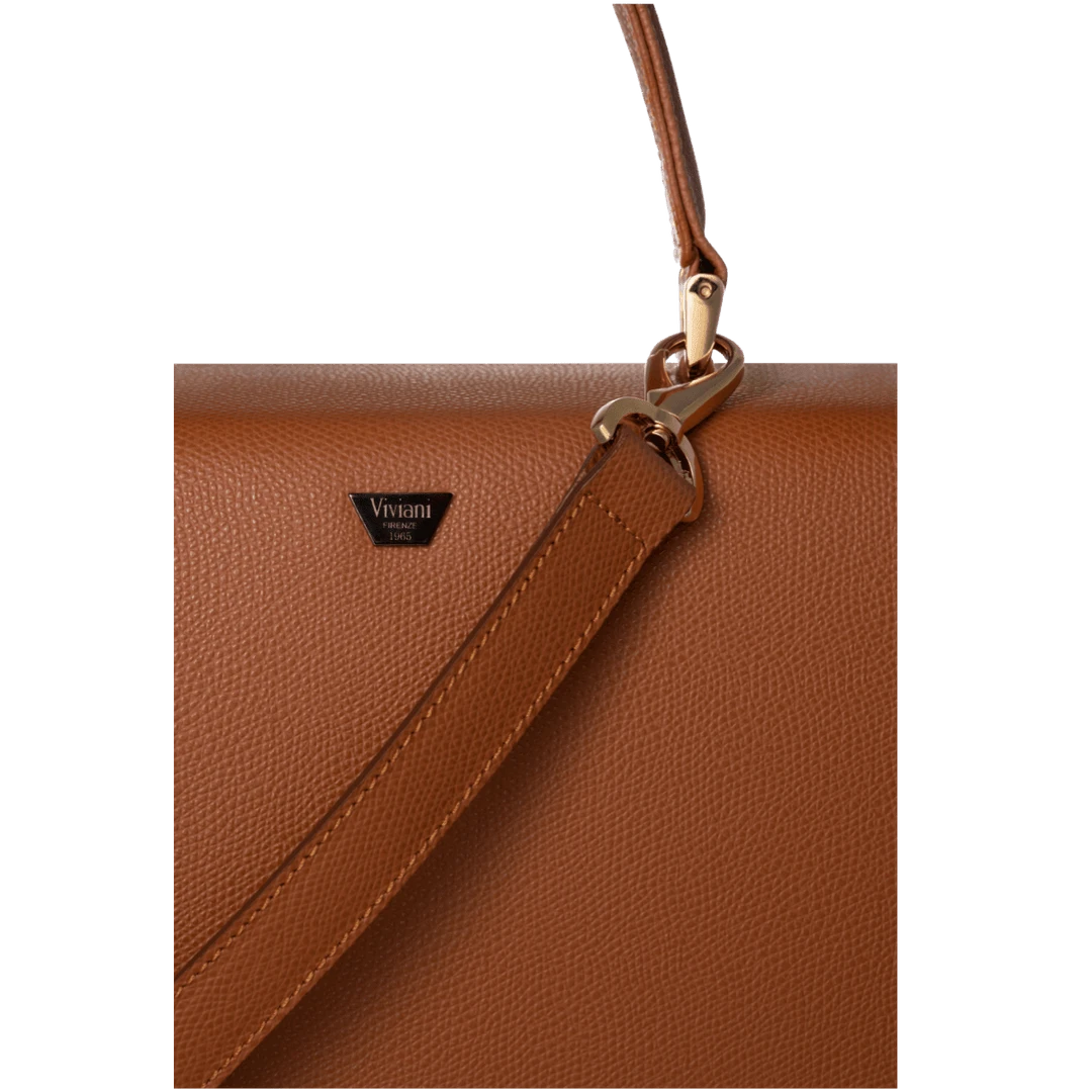 Fratelli Orsini Xenia - Calf Leather Women’s Handbag With A Detachable Cross Body Shoulder Strap Fratelli Orsini Xenia - Calf Leather Women’s Handbag With A Detachable Cross Body Shoulder Strap