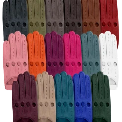 Fratelli Orsini Women's Gloves Alessa (oxblood) - Lambskin Leather Driving Gloves