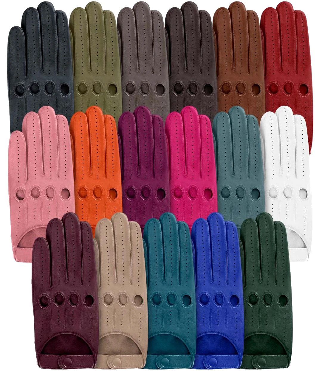 Fratelli Orsini Women's Gloves Alessa (oxblood) - Lambskin Leather Driving Gloves Fratelli Orsini Women's Gloves Alessa (oxblood) - Lambskin Leather Driving Gloves